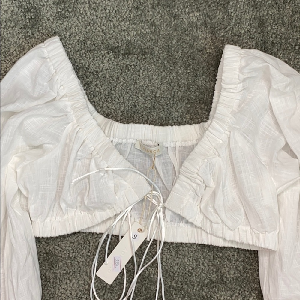 Tie front top